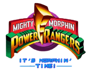 Power Rangers: It's Morphin' Time - Clear Logo (null) - 1080x898