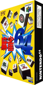 Mahjong 64 - Box - 3D (Japan) - 231x448