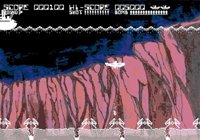 Submarine Canyon Bomber vs Marine Aliens - Screenshot - Gameplay (null) - 633x444