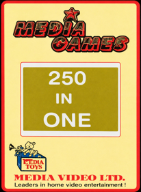Media Games 250 in One - Fanart - Box - Front (World) - 1280x1744