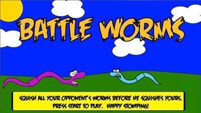 BattleWorms - Screenshot - Game Title (World) - 1000x562
