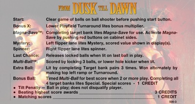 From Dusk Till Dawn - Arcade - Controls Information (null) - 1440x773