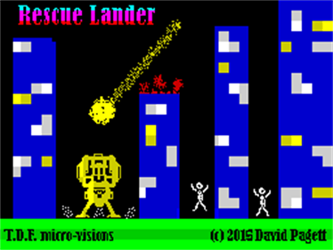 Rescue Lander - Screenshot - Game Title (null) - 256x192