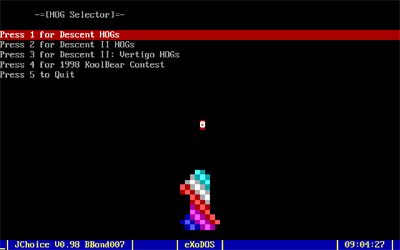 Descent: eXoHOG - Screenshot - Game Select (World) - 1728x1080