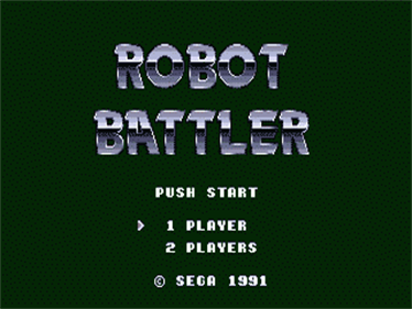 Robot Battler - Screenshot - Game Title (Japan) - 320x240