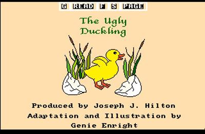 Robot Reader: The Ugly Duckling - Screenshot - Game Title (null) - 640x420