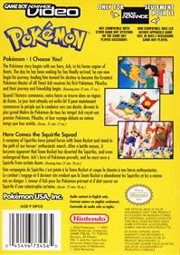 Game Boy Advance Video: Pokémon: Volume 3 - Box - Back (North America) - 640x900