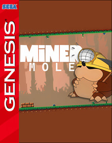 Miner Mole - Fanart - Box - Front (World) - 798x1016