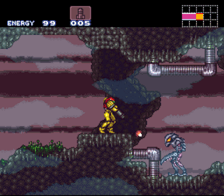 Metroid: Expedition Z - Screenshot - Gameplay (World) - 256x224