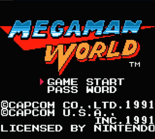 Mega Man World: Dr. Wily's Revenge GBC - Screenshot - Game Title (null) - 1206x1080