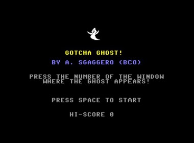 Gotcha Ghost! - Screenshot - Game Title (null) - 652x481