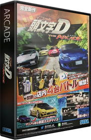 Initial D The Arcade - Box - 3D (World) - 582x889