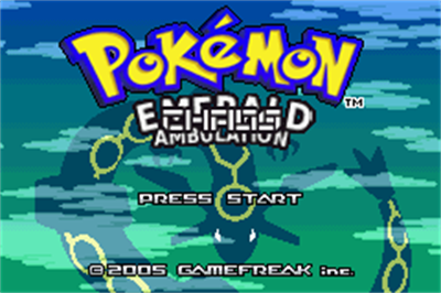 Pokémon Emerald Chaos Ambulation - Screenshot - Game Title (World) - 240x160