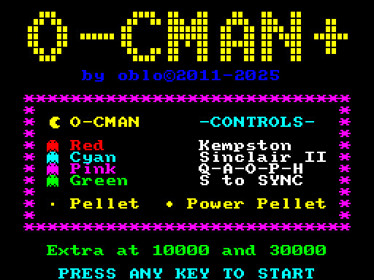 O-Cman+ - Screenshot - Game Title (null) - 512x384