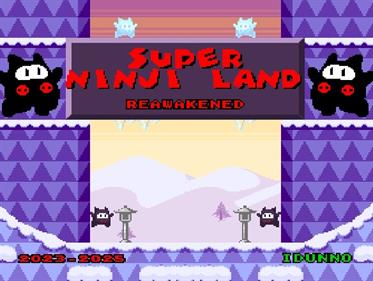 Super Ninji Land Reawakened - Screenshot - Game Title (null) - 584x439