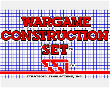 Wargame Construction Set - Screenshot - Game Title (null) - 320x256