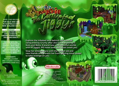 Banjo-Kazooie: The Corrupted Jiggys - Box - Back (North America) - 2100x1529