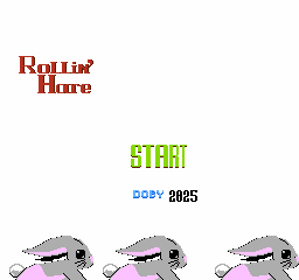Rolling Hare - Screenshot - Game Title (World) - 256x240