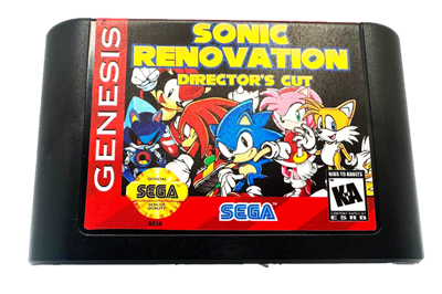 Sonic Renovation: Director's Cut - Fanart - Cart - Front (North America) - 1480x987