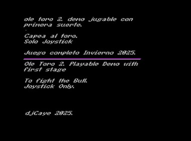 Ole Toro 2 - Screenshot - Game Title (null) - 684x504