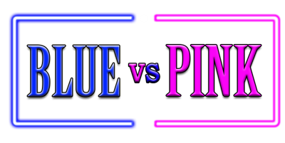 Blue Vs Pink - Clear Logo (World) - 652x328