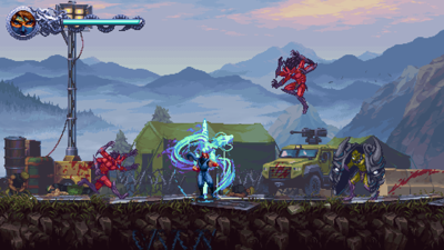 Ninja Gaiden: Ragebound - Screenshot - Gameplay (World) - 400x225