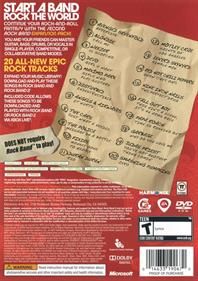 Rock Band: Track Pack: Volume 2 - Box - Back (North America) - 800x1130