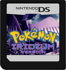 Pokémon: Iridium Version (ROM Hack) - Fanart - Cart - Front (North America) - 384x407
