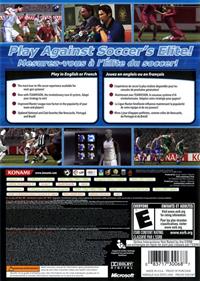 PES 2008: Pro Evolution Soccer - Box - Back (North America) - 572x800