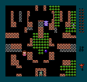 Peachy Town - Screenshot - Gameplay (World) - 256x240