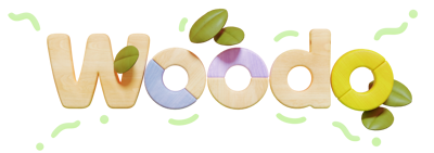 Woodo - Clear Logo (World) - 3840x1354