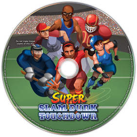 Super Slam Dunk Touchdown - Fanart - Disc (null) - 1459x1458