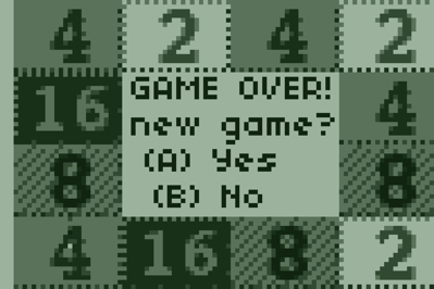 2048 - Screenshot - Game Over (World) - 1620x1080