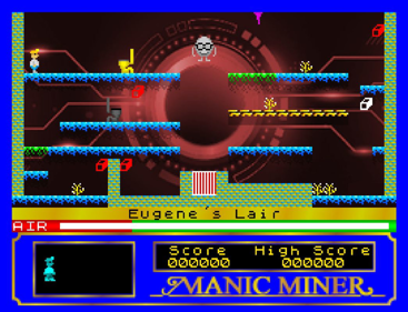 Manic Miner - Screenshot - Gameplay (World) - 1045x800