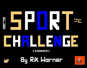 Sport Challenge (Summer) - Screenshot - Game Title (null) - 626x490