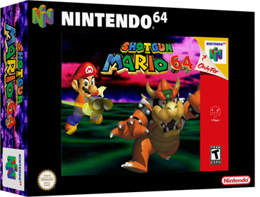 Shotgun Mario 64 - Box - 3D (North America) - 926x701