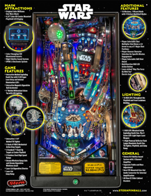 Star Wars (Stern) - Advertisement Flyer - Back (null) - 850x1100