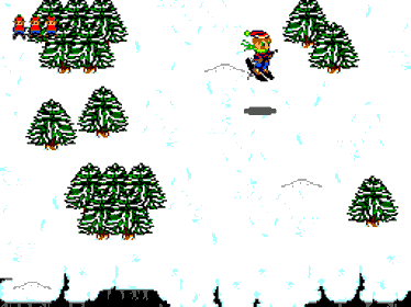 Ski Master - Screenshot - Gameplay (World) - 256x192