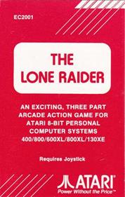 The Lone Raider - Box - Front (United Kingdom) - 259x408