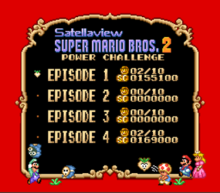 Super Mario Bros. 2 Power Challenge - Screenshot - Game Title (World) - 256x224