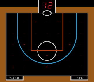 Mattel Electronics: Basketball 2 - Screenshot - Gameplay (null) - 640x556