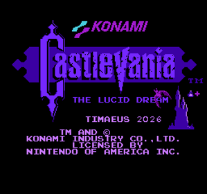 Castlevania: The Lucid Dream - Screenshot - Game Title (World) - 256x240