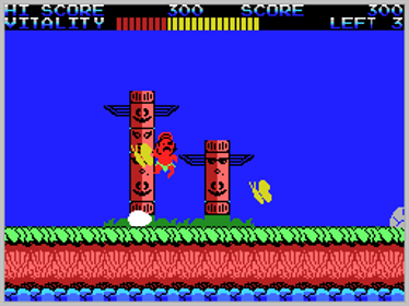 Adventure Island - Screenshot - Gameplay (World) - 256x192