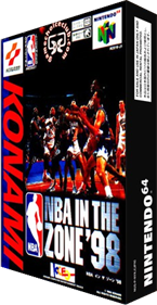 NBA in the Zone '98 - Box - 3D (Japan) - 232x447