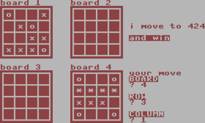 3 d oxo - Screenshot - Game Over (null) - 1120x672