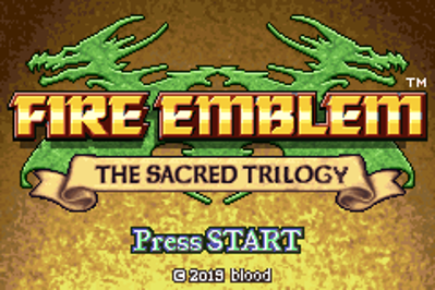 Fire Emblem: The Sacred Trilogy - Screenshot - Game Title (World) - 240x160