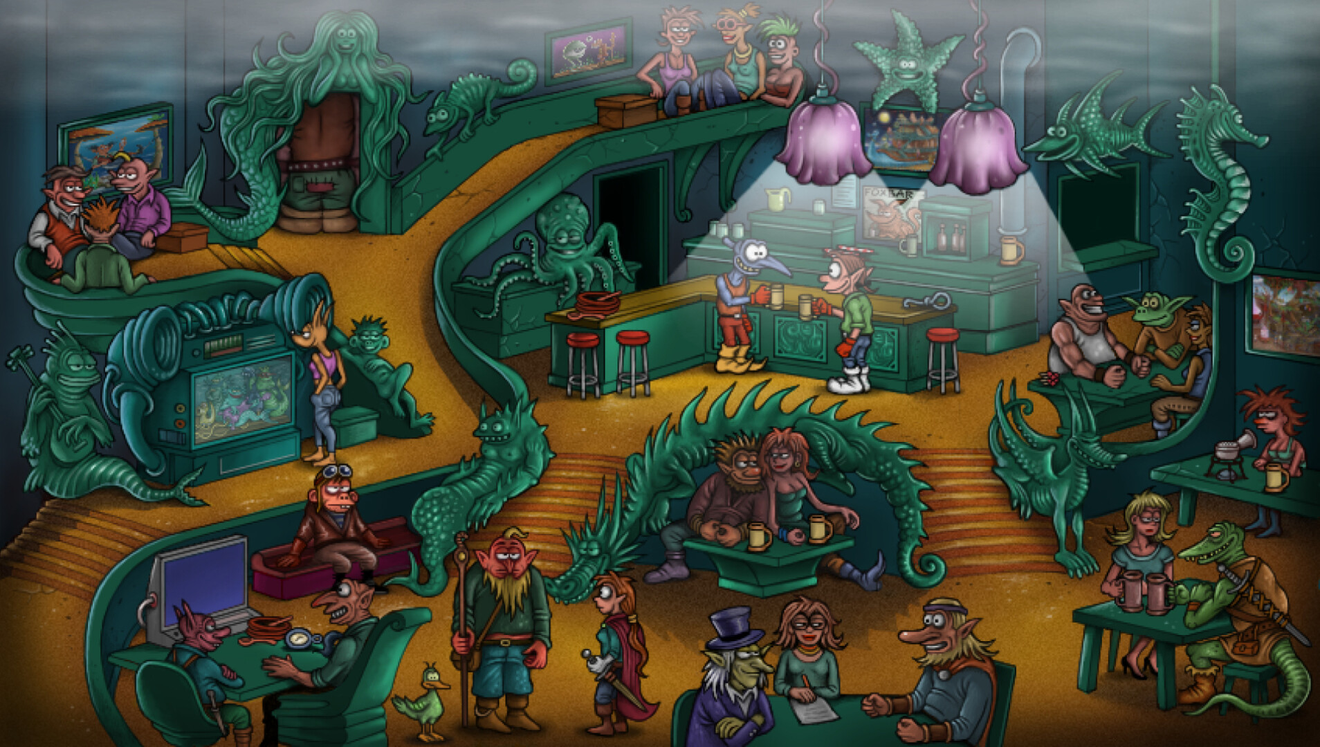 Illustration of GOBLiiNS 6: The Madmen of the Year 1000