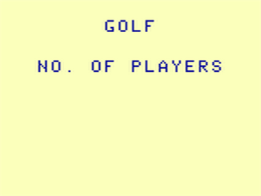 Golf - Screenshot - Game Title (null) - 640x480