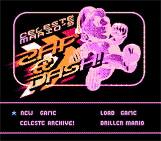 Celeste Mario's Zap & Dash DELUXE! - Screenshot - Game Select (World) - 256x224