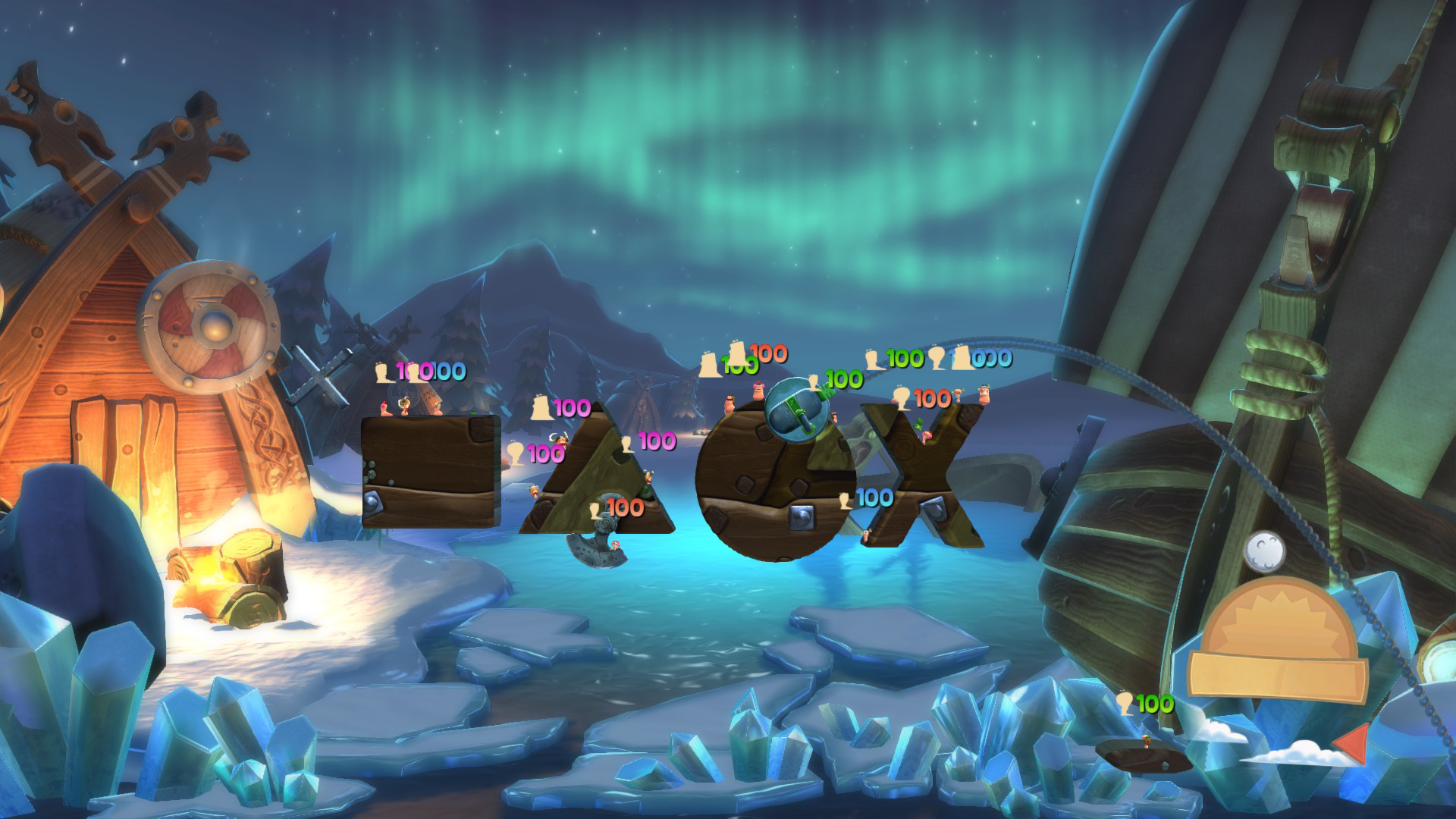Illustration of Worms Battlegrounds